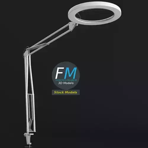 Magnifying lamp 3D model