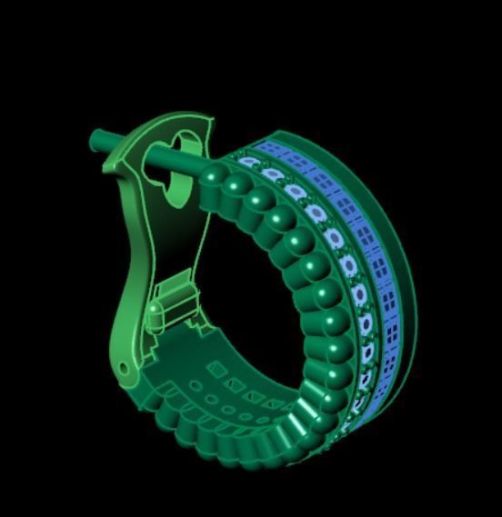 Earrings rk5 3D print model_10