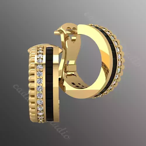 Earrings rk5 3D print model