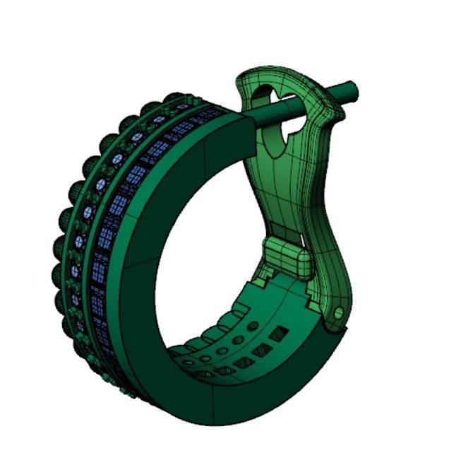 Earrings rk5 3D print model_14