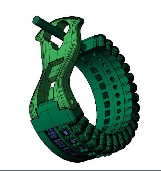 Earrings rk5 3D print model_17