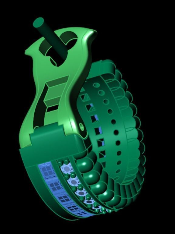 Earrings rk5 3D print model_11