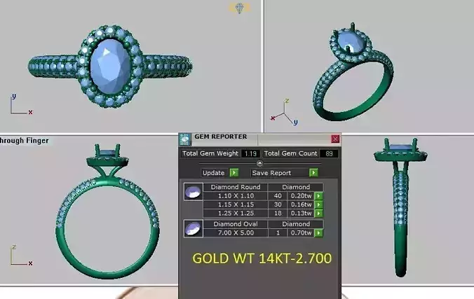 oval halo engagement ring