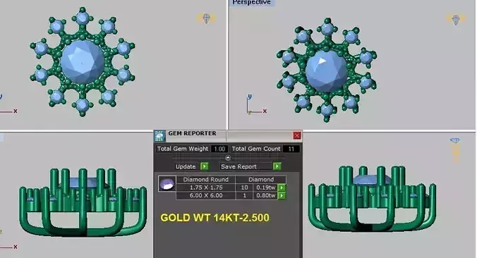 diamonds sun pendant