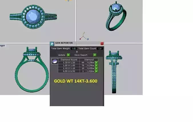 halo engagement ring