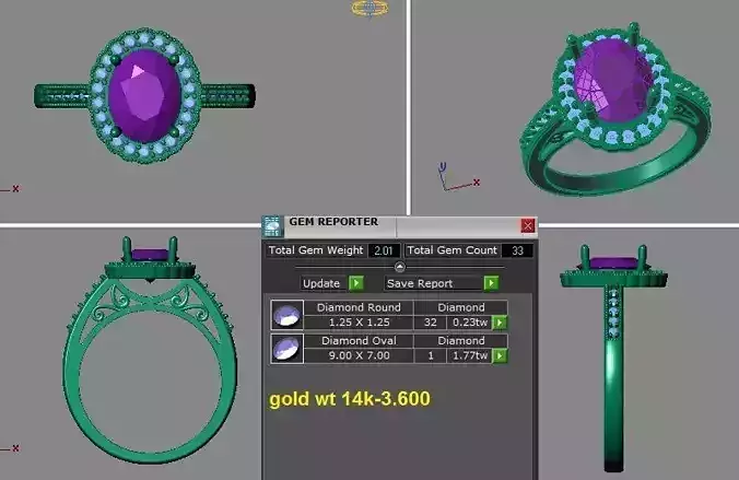 oval halo vintage engagement ring 