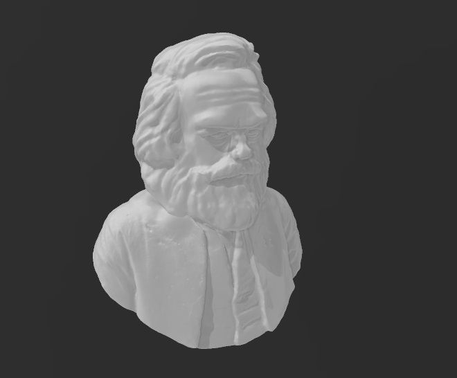 Karl Marx 3D print model_2