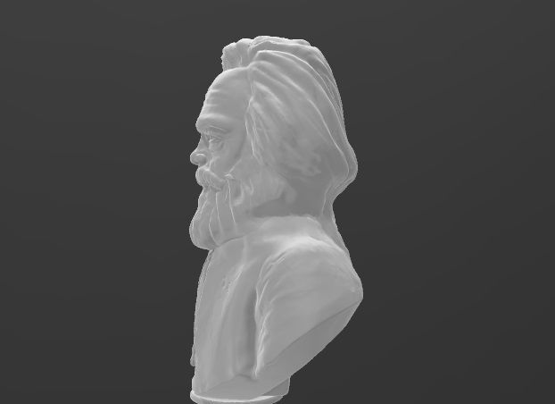 Karl Marx 3D print model_4