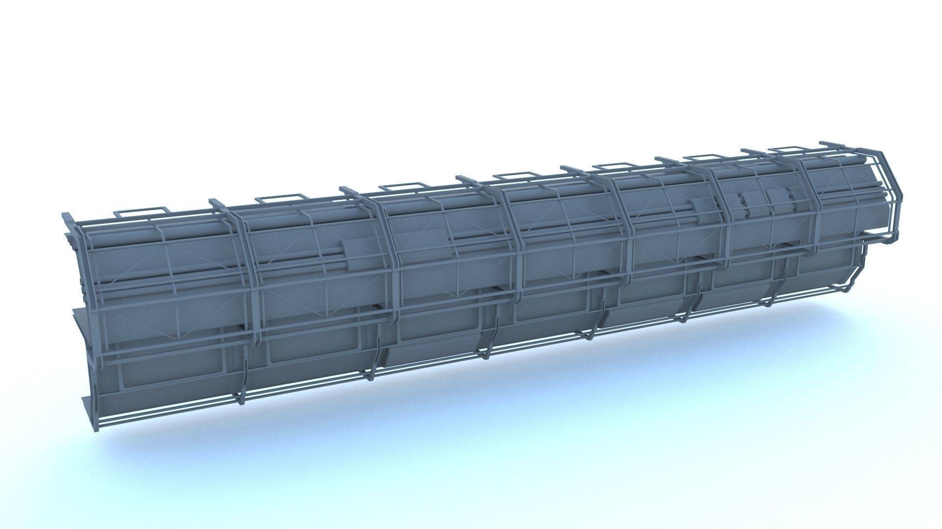 Sci Fi structures kitbash 3D model_17