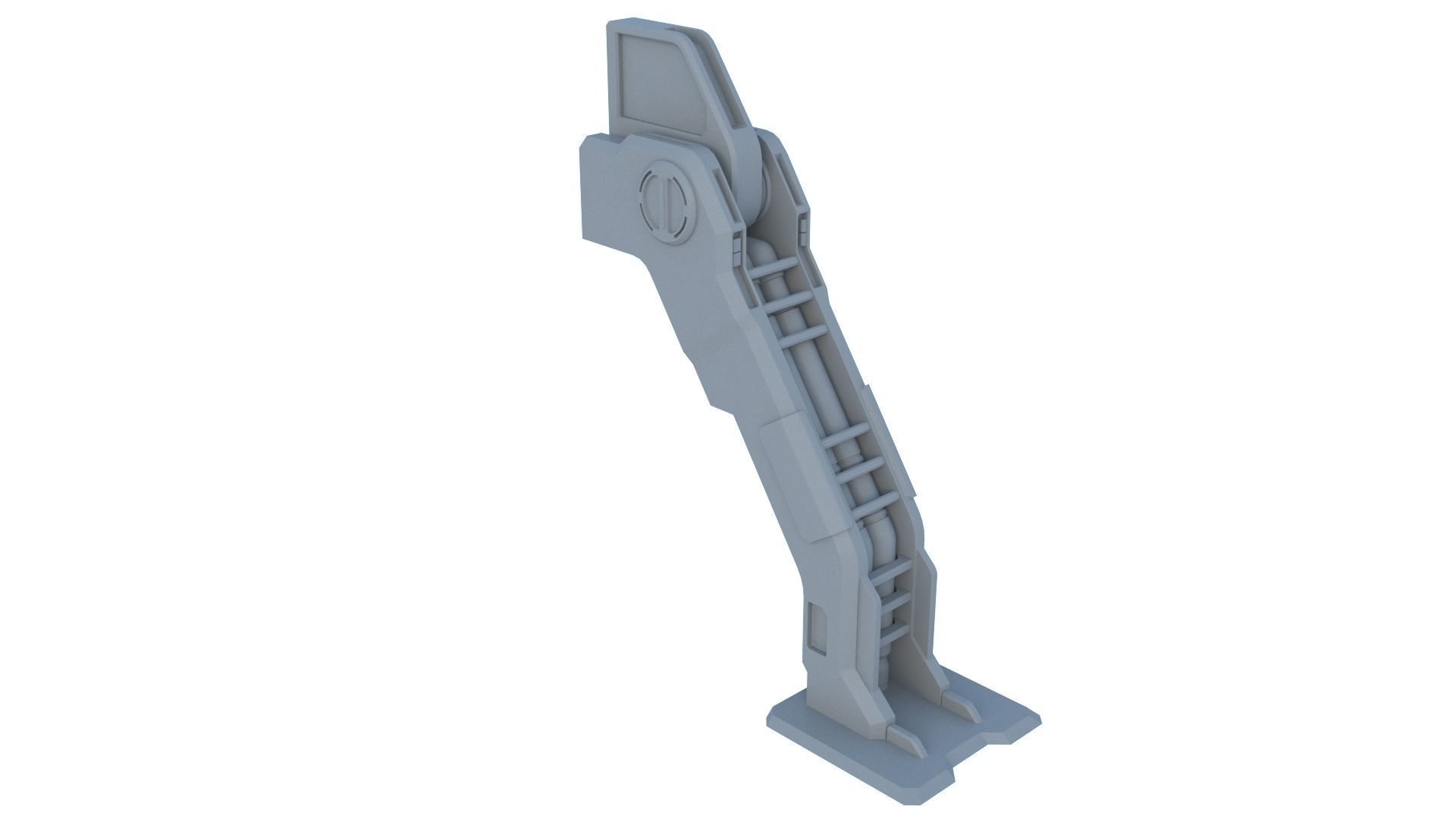 Sci Fi structures kitbash 3D model_24