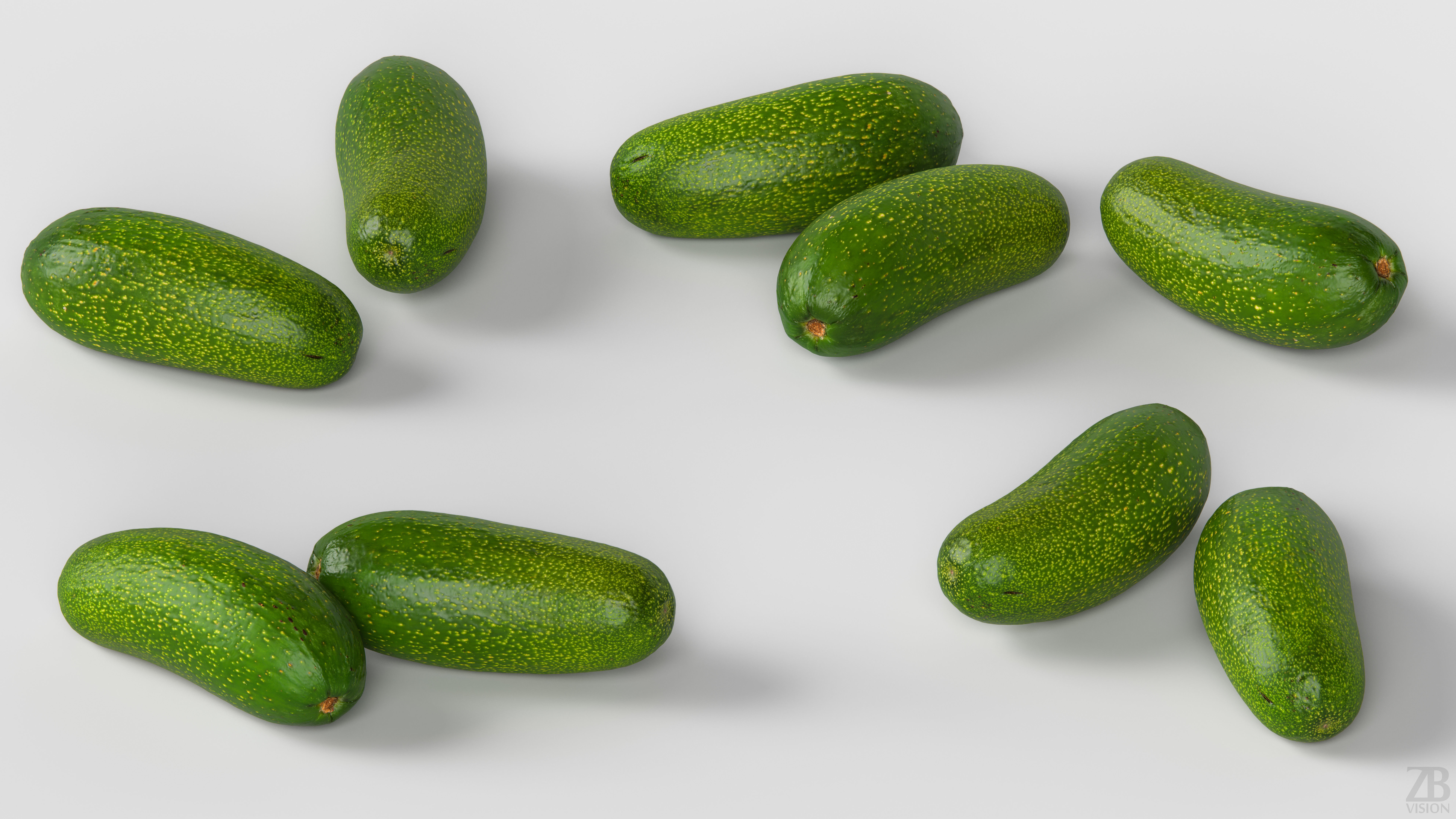 Avocado 3D model_2