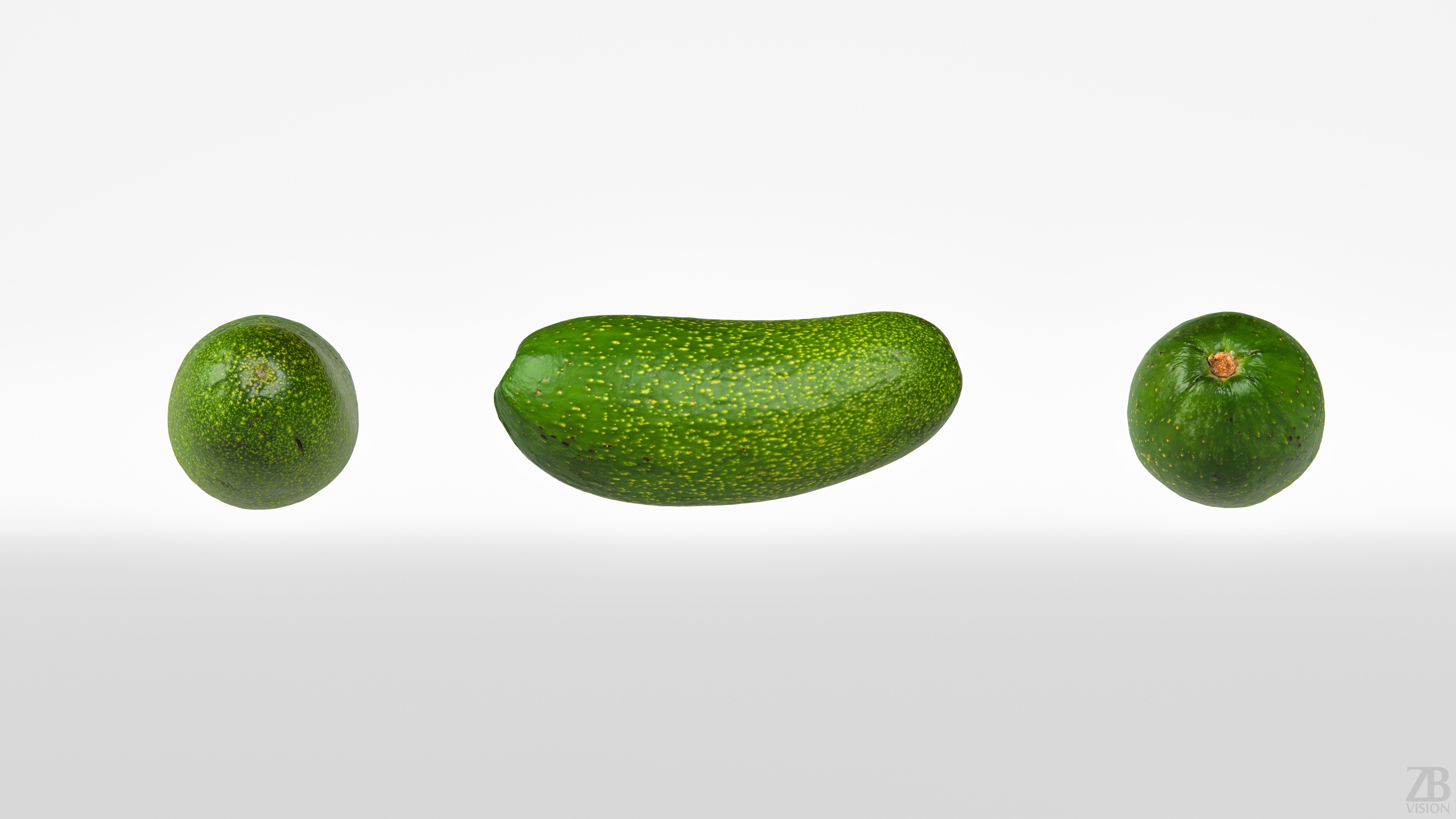 Avocado 3D model_4