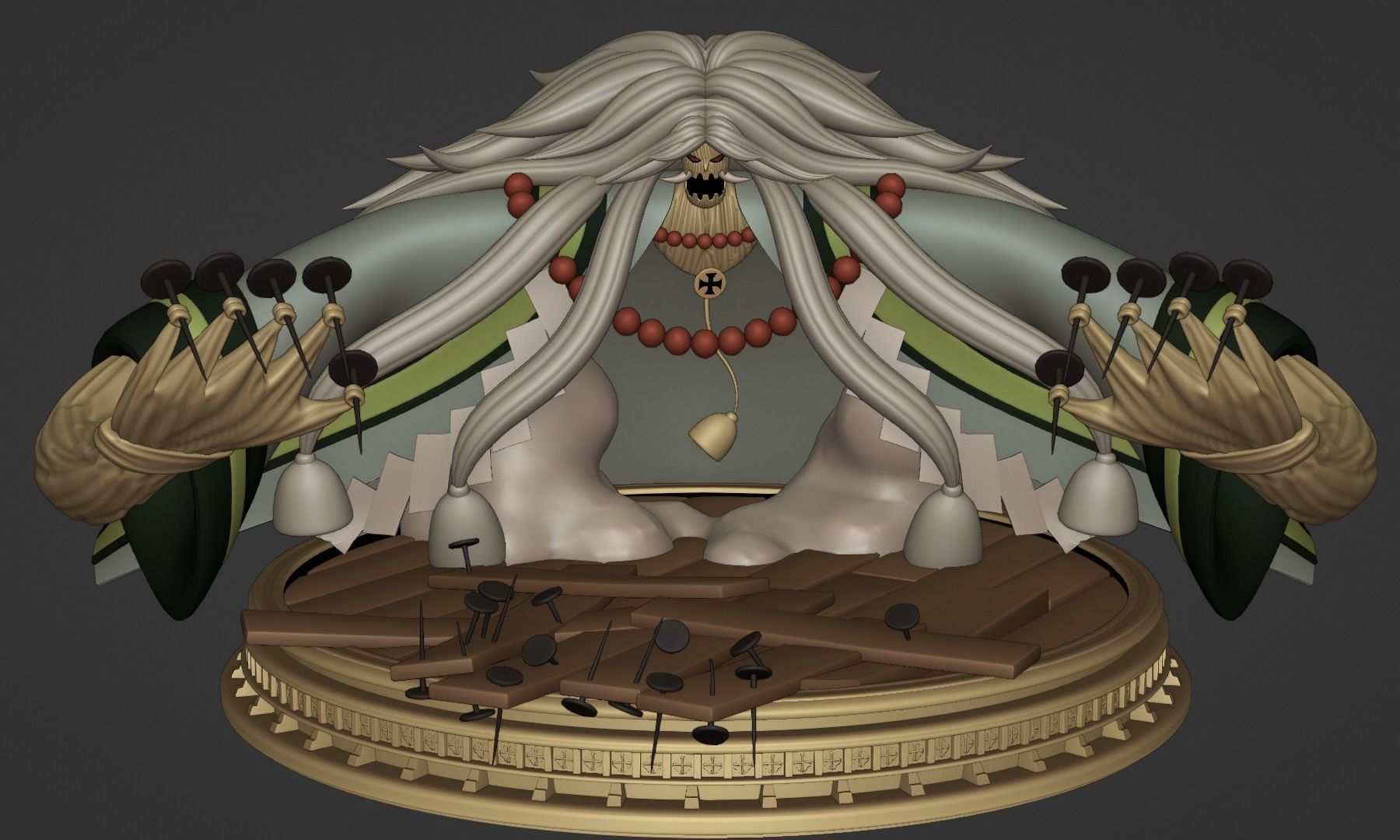 BASIL HAWKINS ONE PIECE FIGURE Low-poly 3D model_26