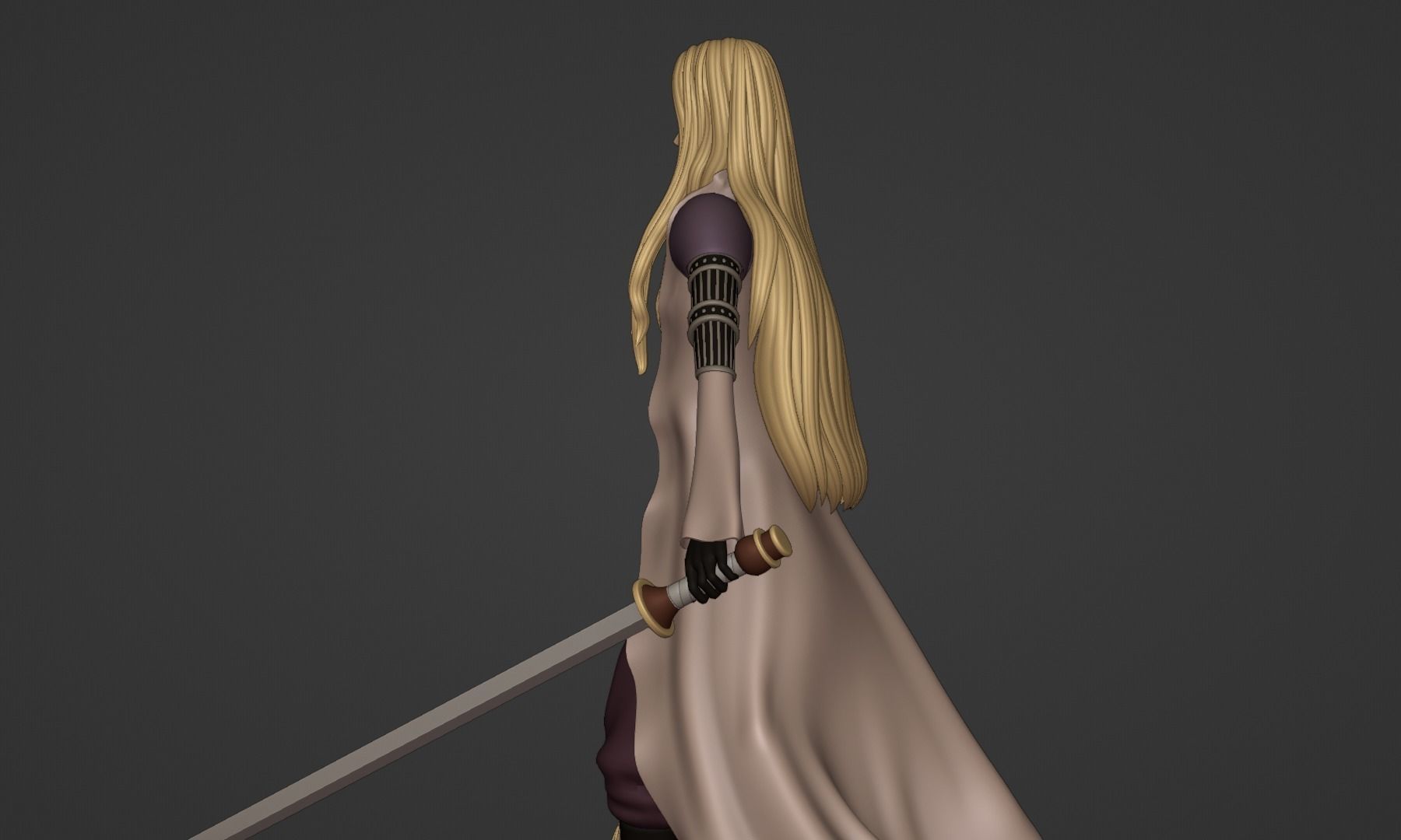 BASIL HAWKINS ONE PIECE FIGURE Low-poly 3D model_20