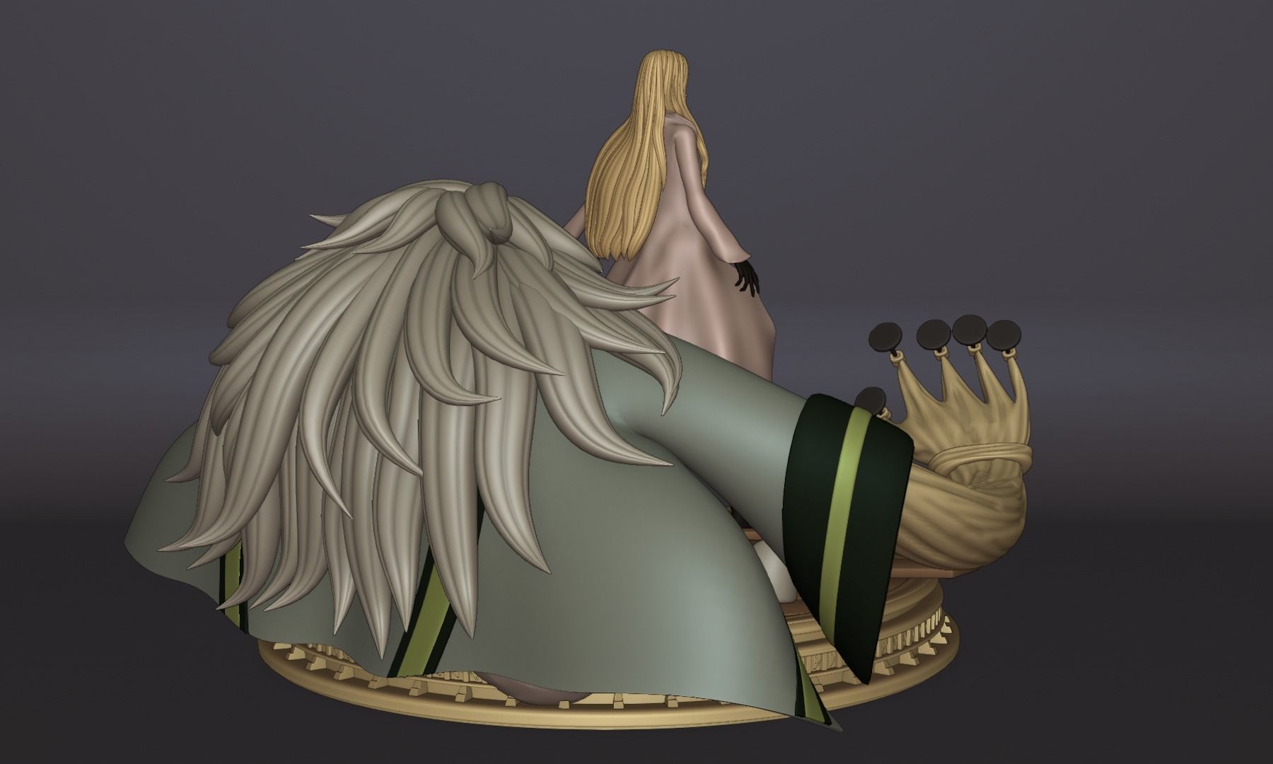BASIL HAWKINS ONE PIECE FIGURE Low-poly 3D model_7