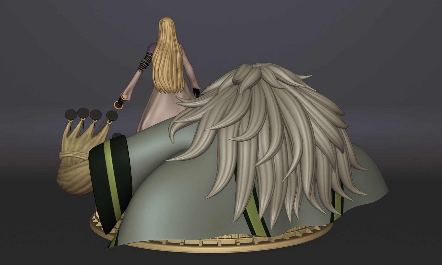 BASIL HAWKINS ONE PIECE FIGURE Low-poly 3D model_5