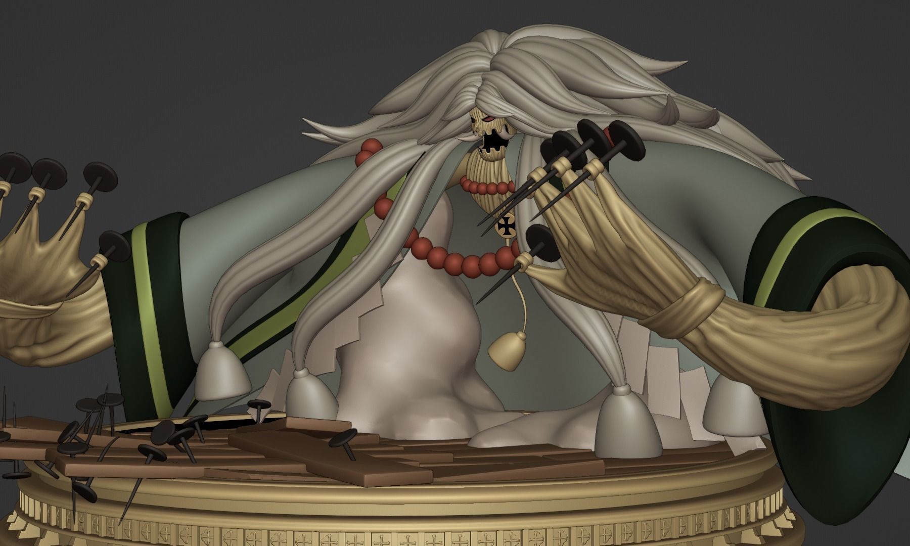 BASIL HAWKINS ONE PIECE FIGURE Low-poly 3D model_32