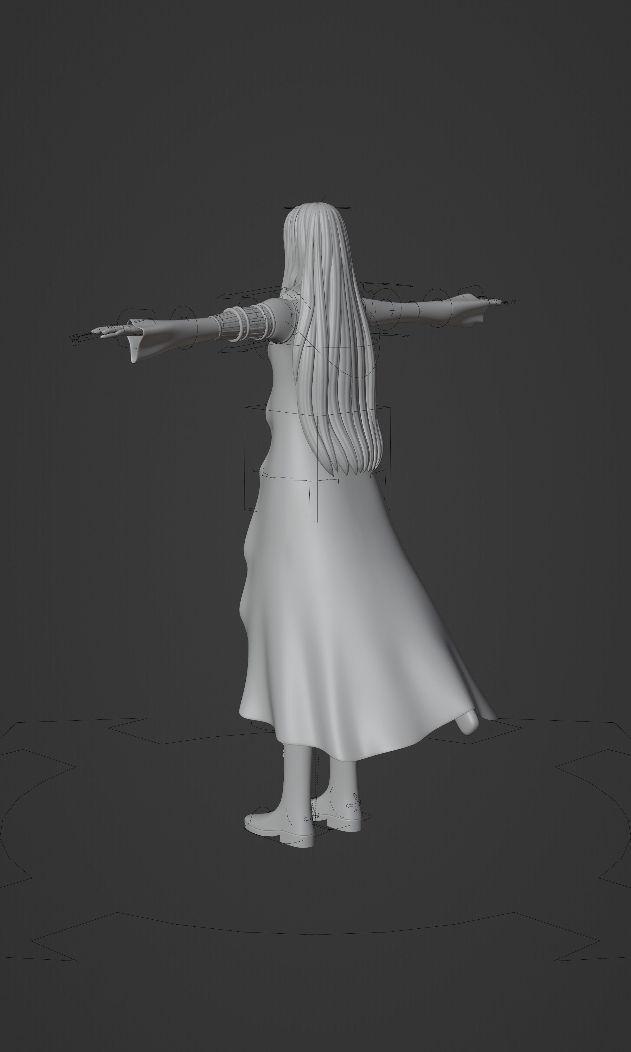 BASIL HAWKINS ONE PIECE FIGURE Low-poly 3D model_37