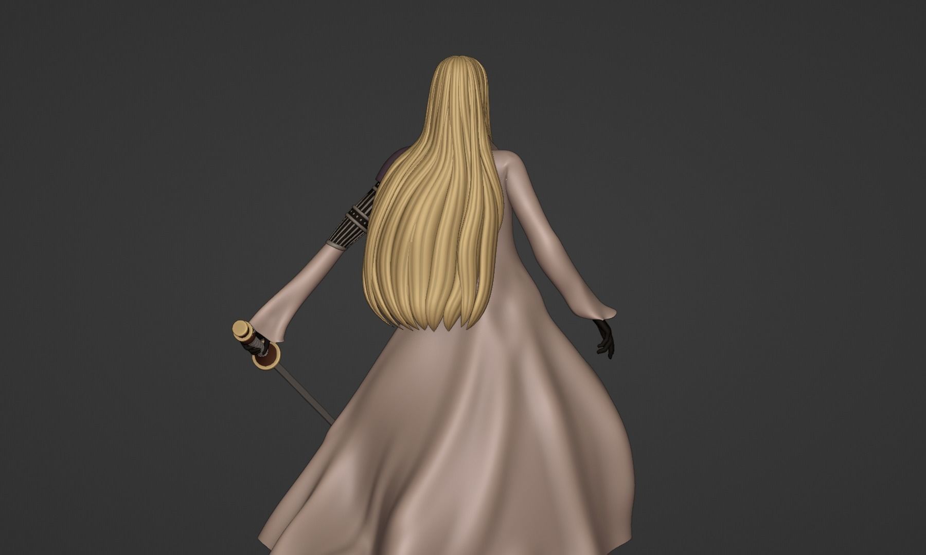 BASIL HAWKINS ONE PIECE FIGURE Low-poly 3D model_22