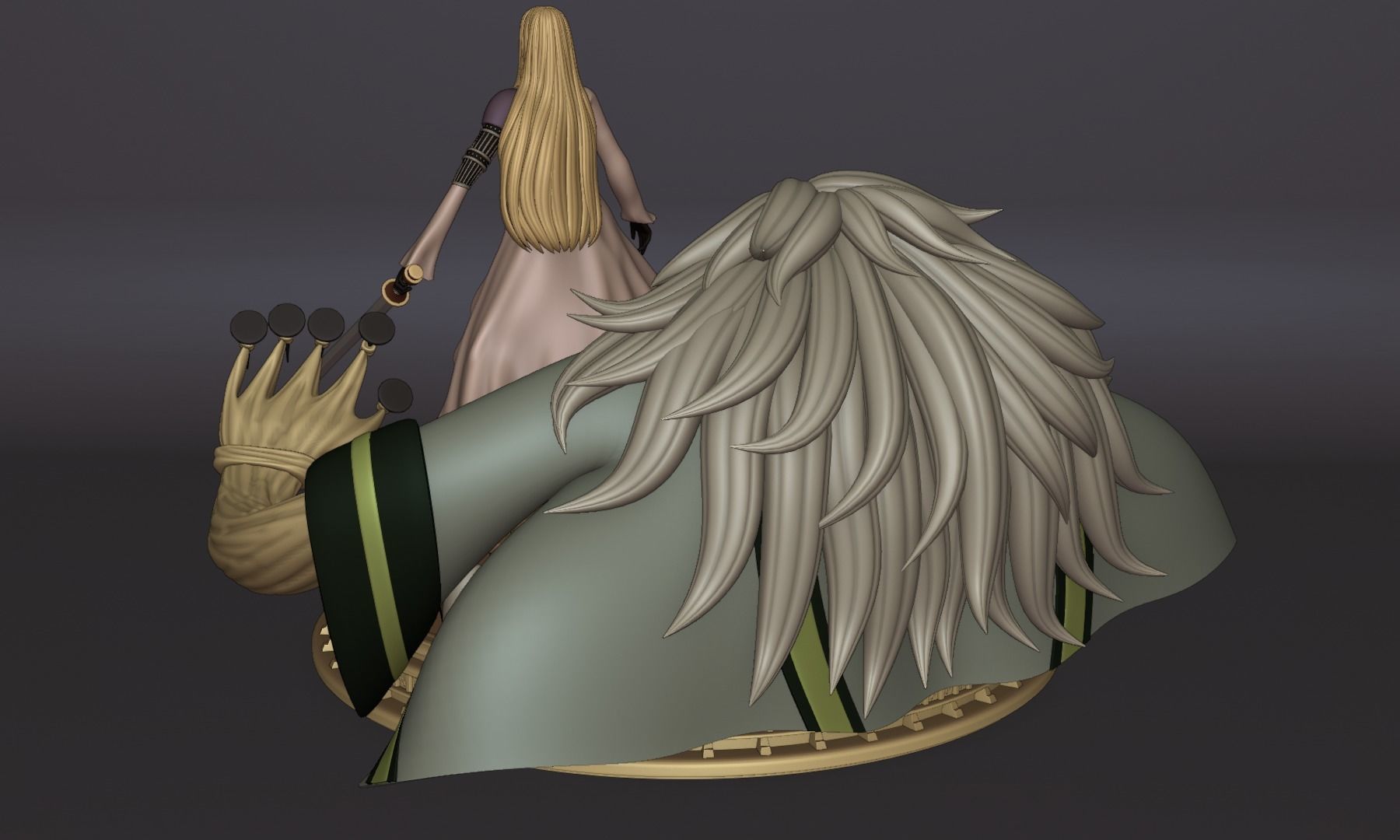 BASIL HAWKINS ONE PIECE FIGURE Low-poly 3D model_15
