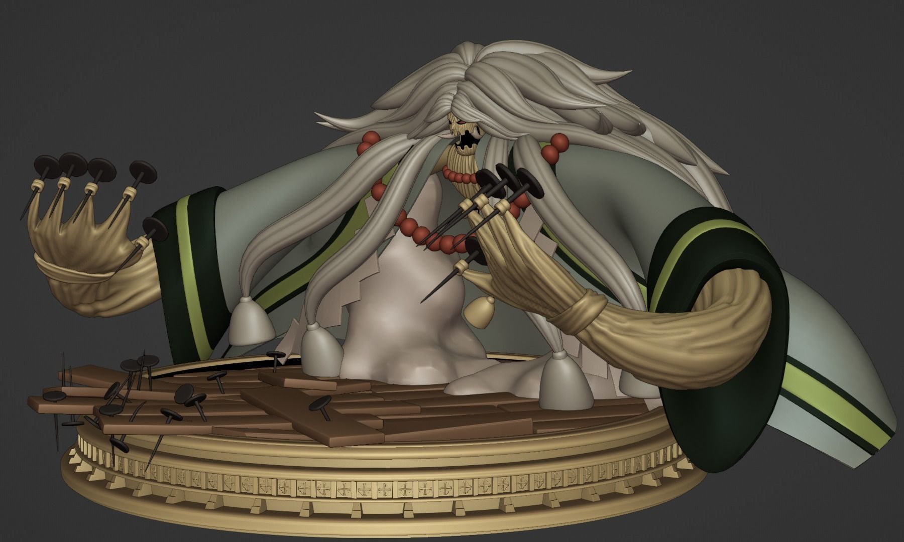 BASIL HAWKINS ONE PIECE FIGURE Low-poly 3D model_27