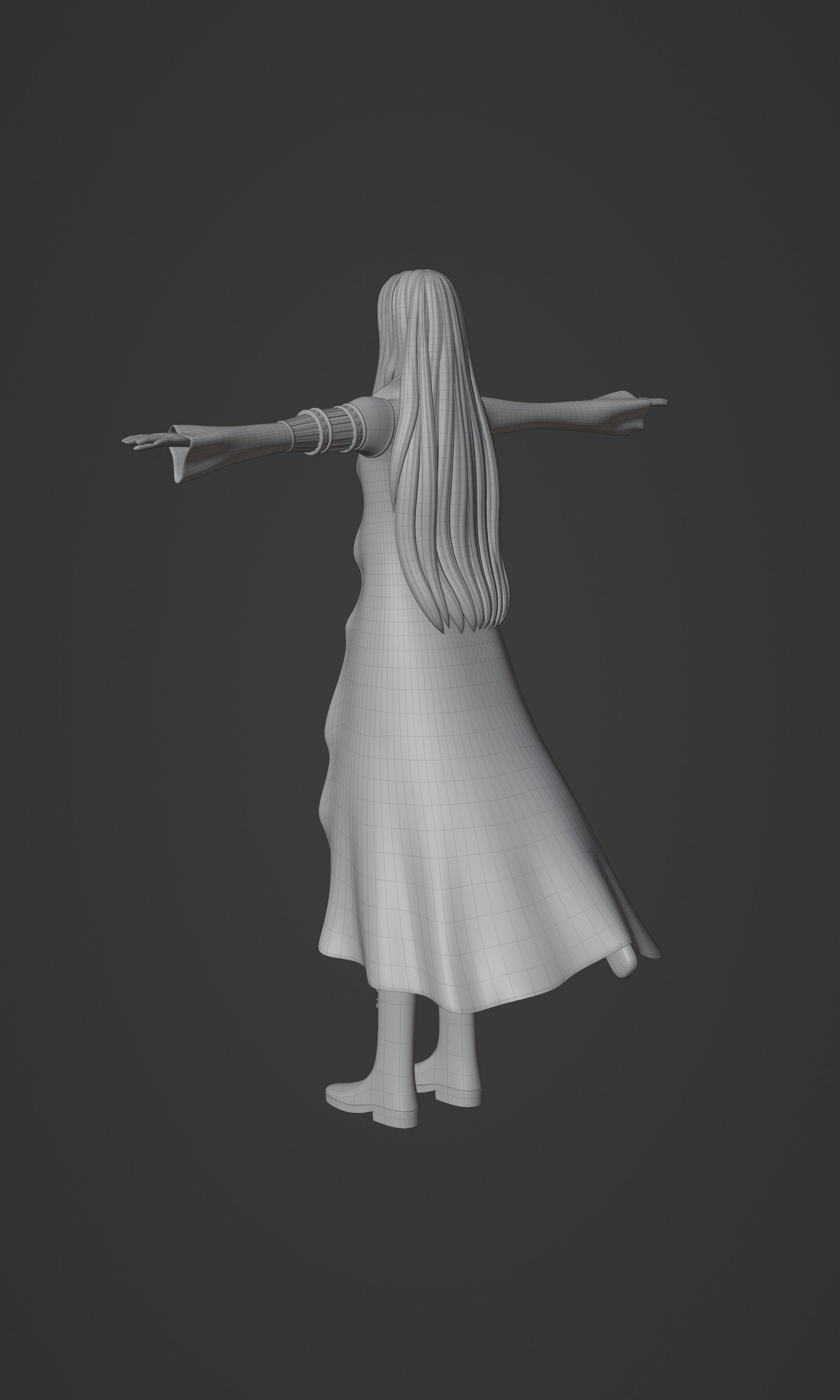 BASIL HAWKINS ONE PIECE FIGURE Low-poly 3D model_45