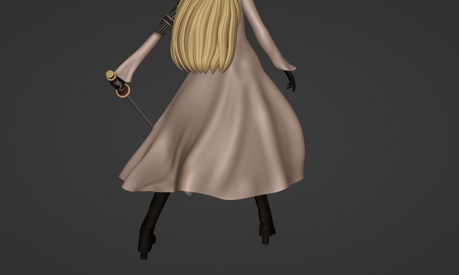 BASIL HAWKINS ONE PIECE FIGURE Low-poly 3D model_23