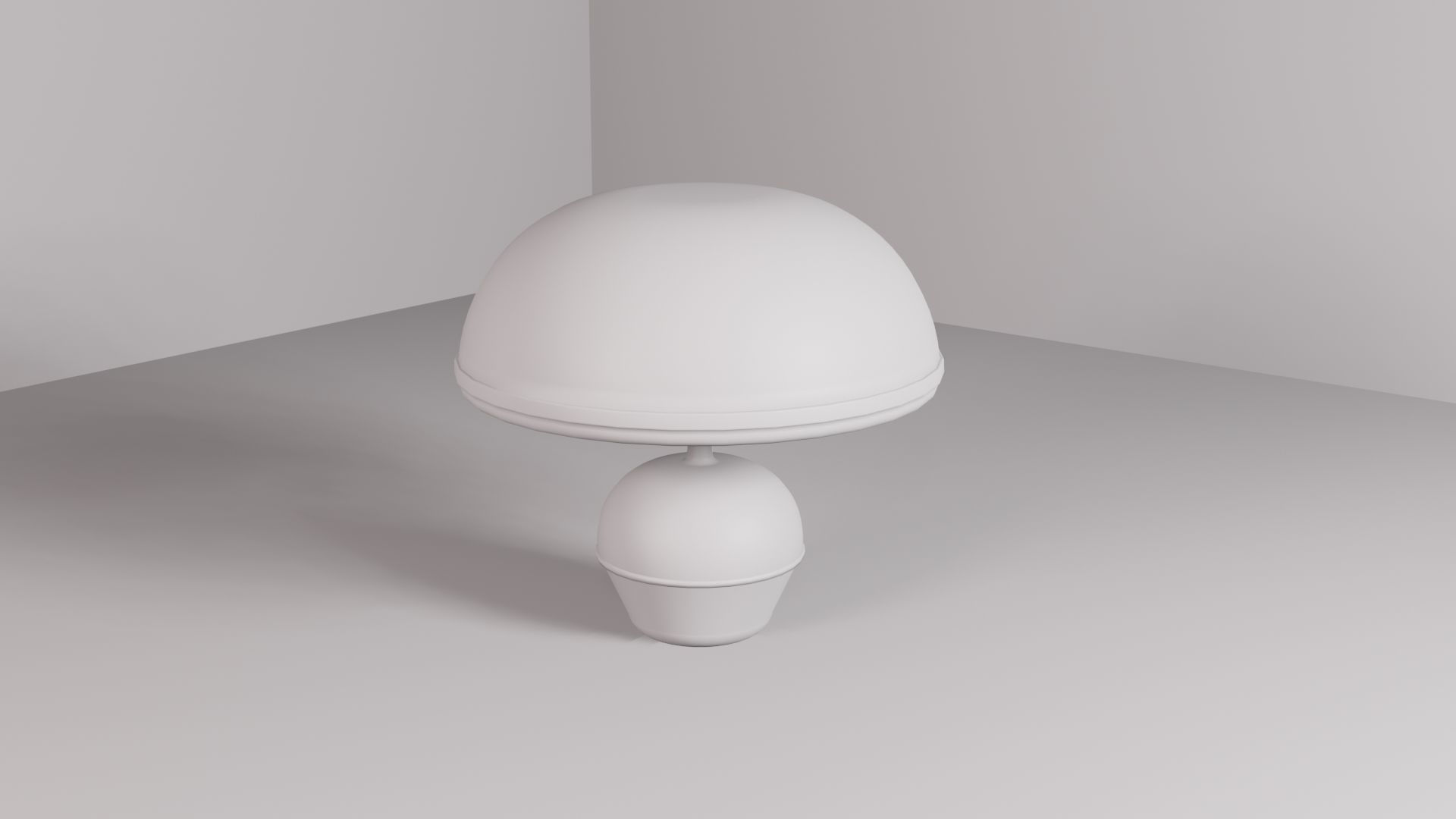 Retro Lamp Low-poly 3D model_4