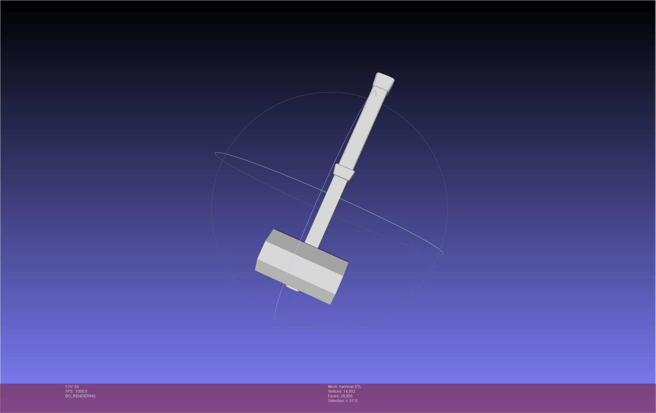 Chainsaw Man Power Small Blood Hammer 3D print model_5