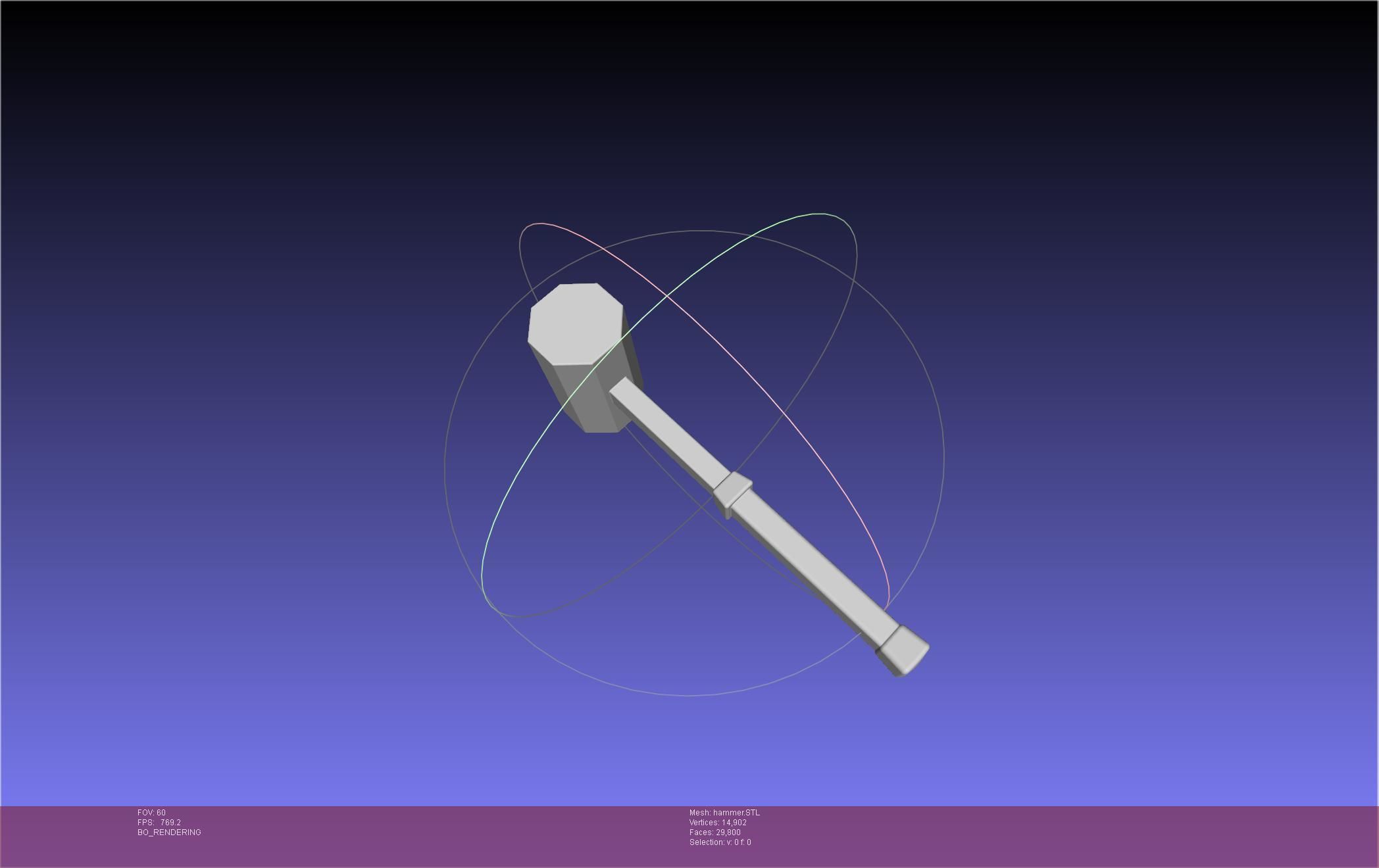 Chainsaw Man Power Small Blood Hammer 3D print model_15