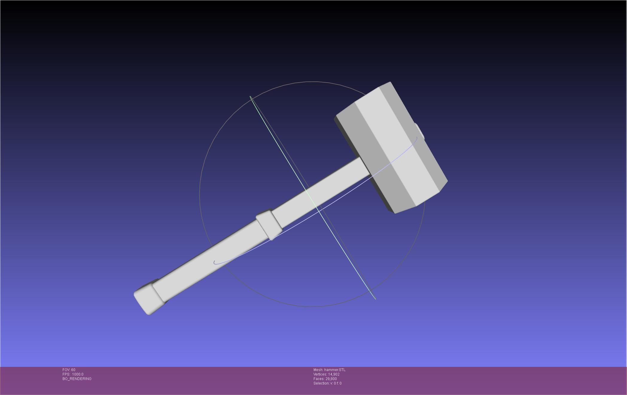 Chainsaw Man Power Small Blood Hammer 3D print model_1