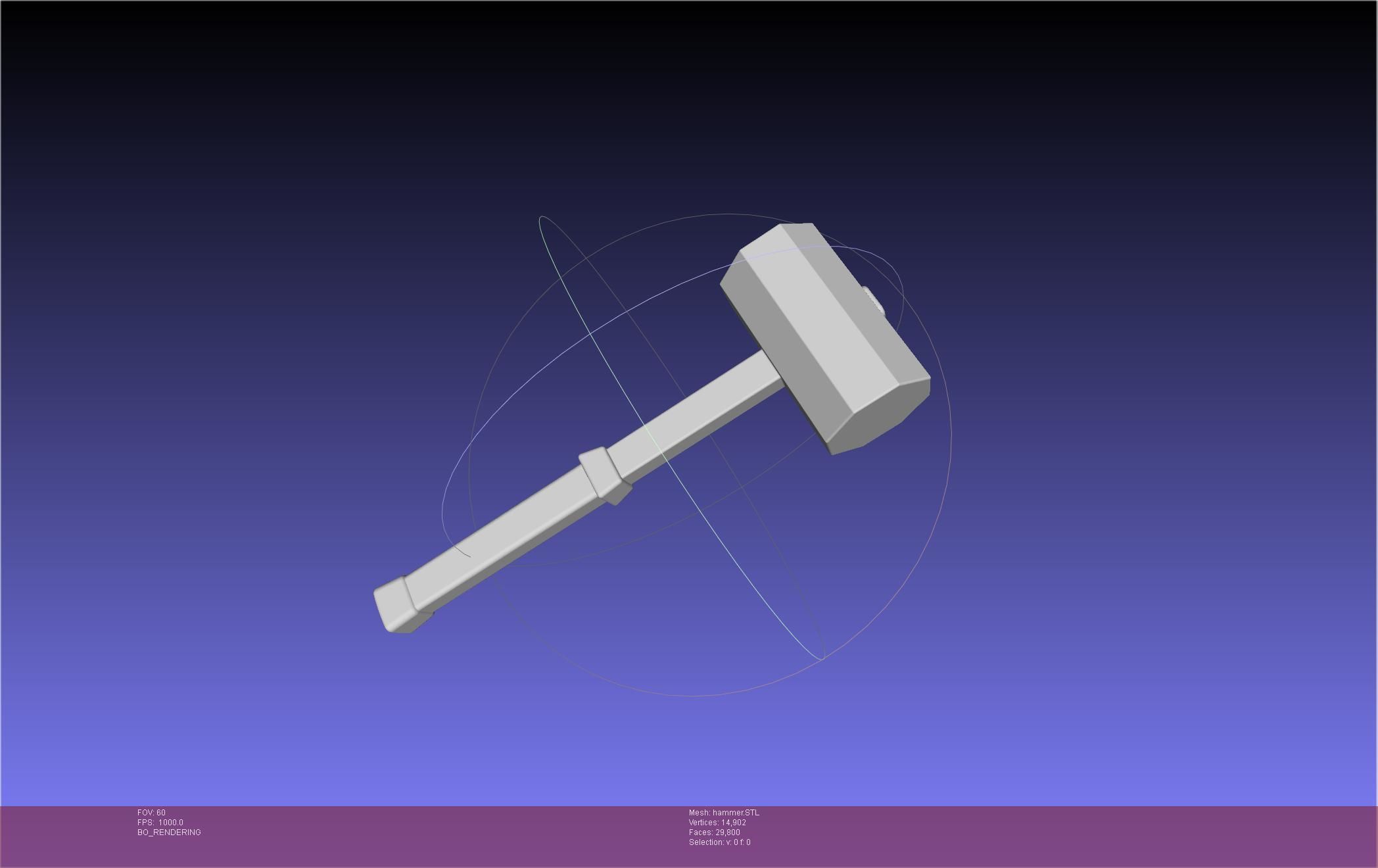 Chainsaw Man Power Small Blood Hammer 3D print model_2