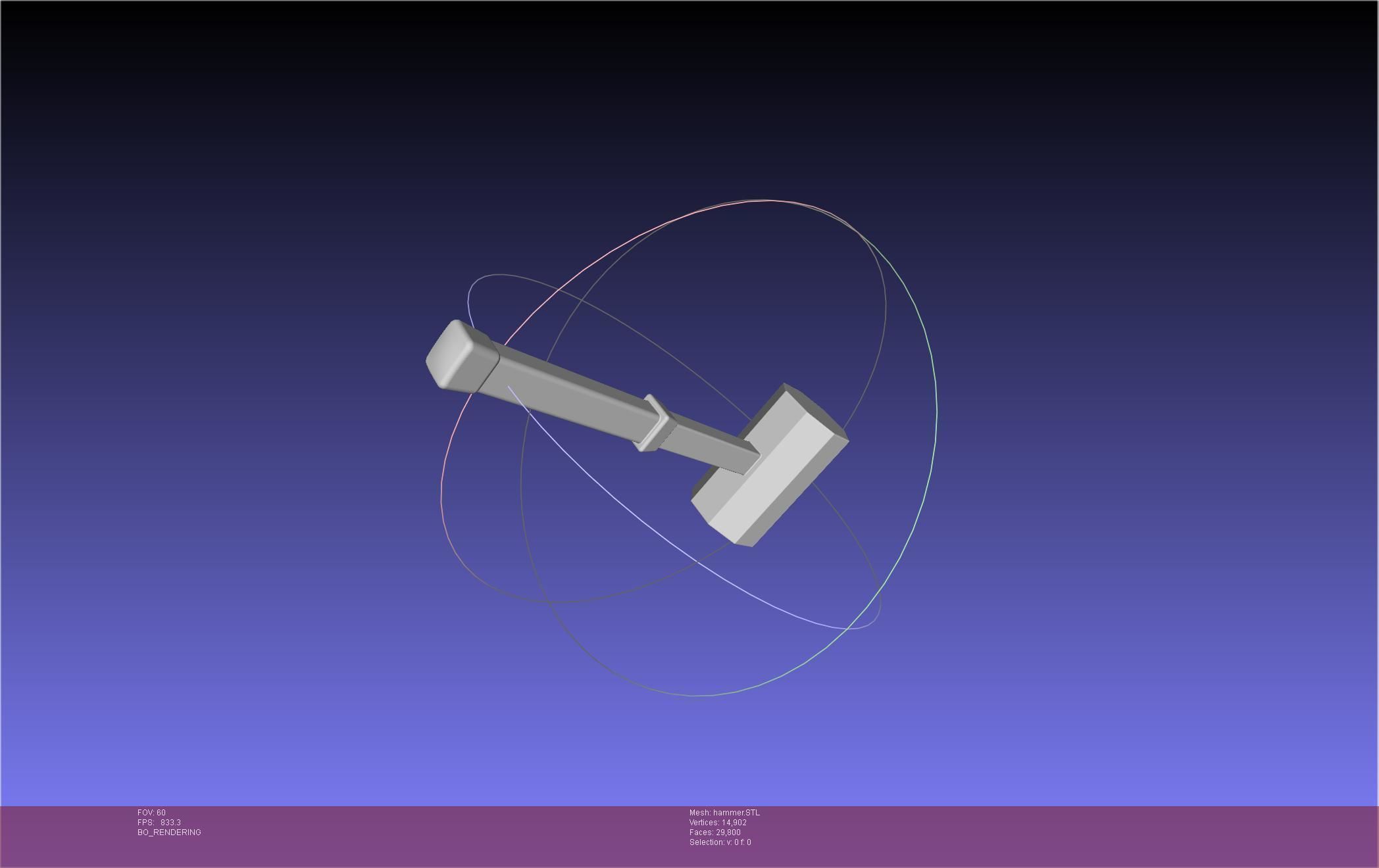 Chainsaw Man Power Small Blood Hammer 3D print model_10