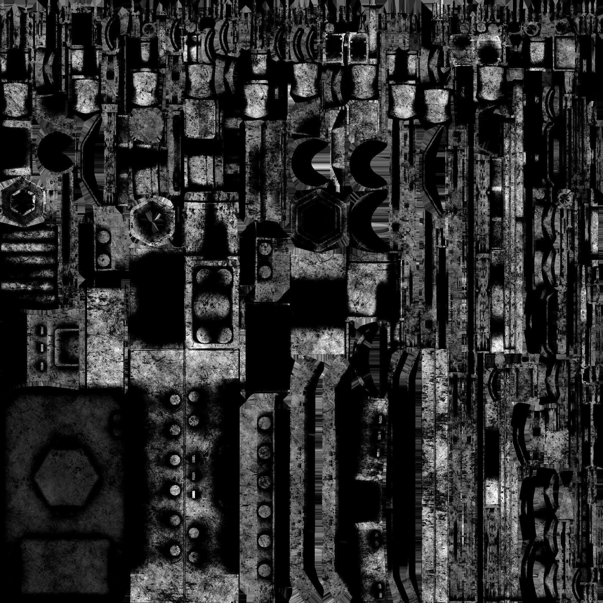 SciFi Factory A10 Abandoned - Sci Fi Exterior Design Low-poly 3D model_26