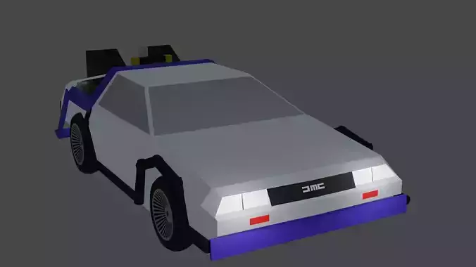 Delorean Retour Vers Le Future 2 D By DiaigueTV