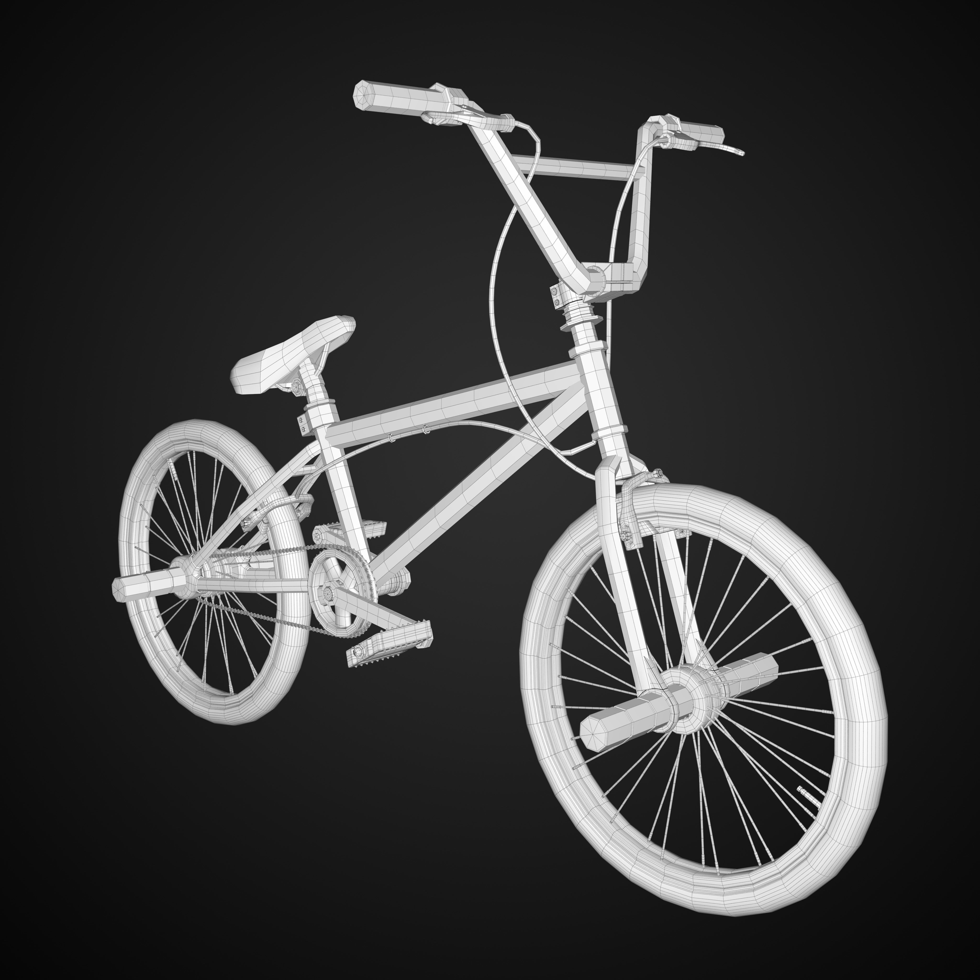 BMX Bike Superstar 3D Model Low-poly 3D model_4