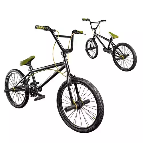 BMX Bike Superstar 3D Model Low-poly 3D model