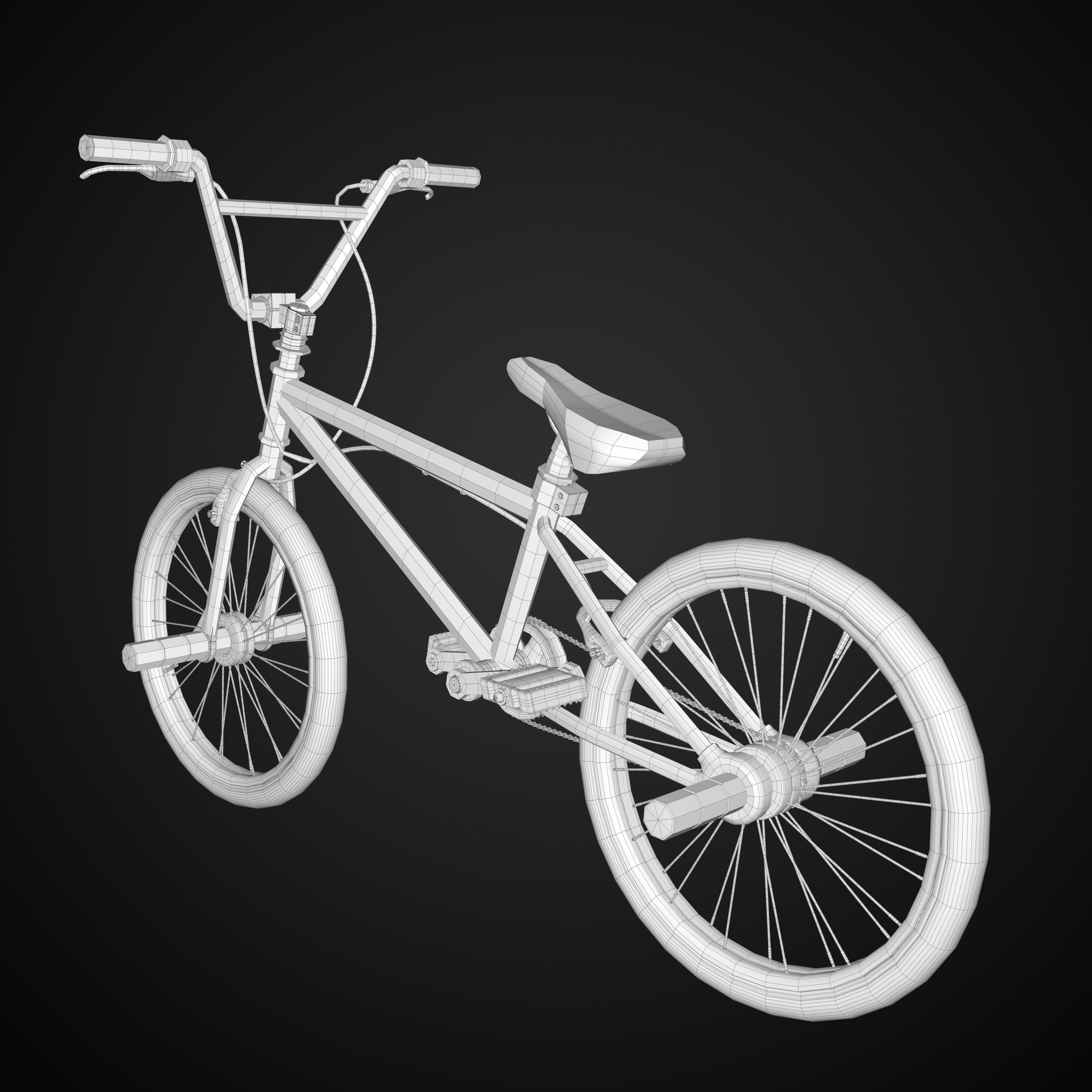 BMX Bike Superstar 3D Model Low-poly 3D model_5