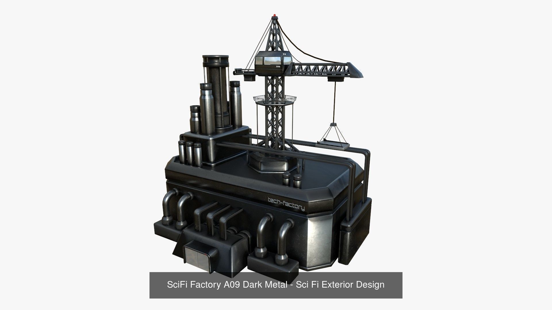 10 SciFi Factory A Collection - Sci Fi Exterior Design _9