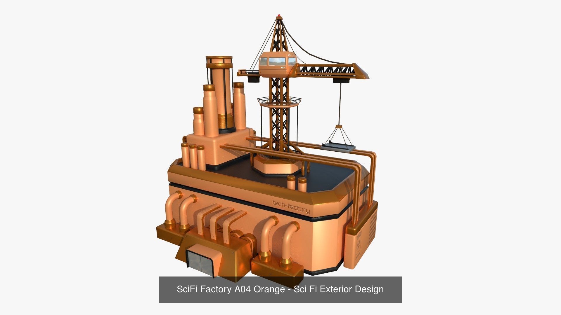 10 SciFi Factory A Collection - Sci Fi Exterior Design _4