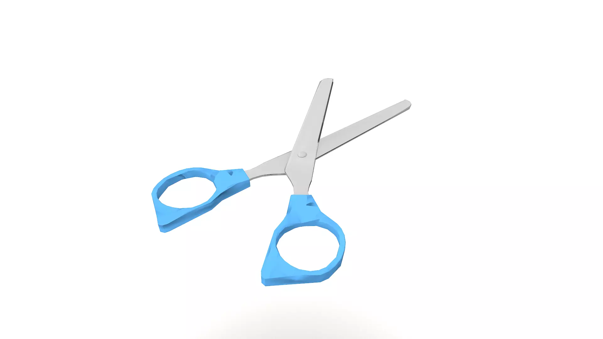 Scissors pair of Free low-poly 3D model