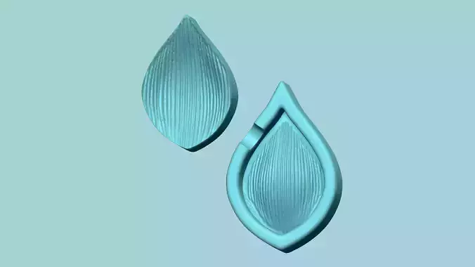 Lotus Flower Petal - Molding Arrangement EVA Foam Craft 3D print model