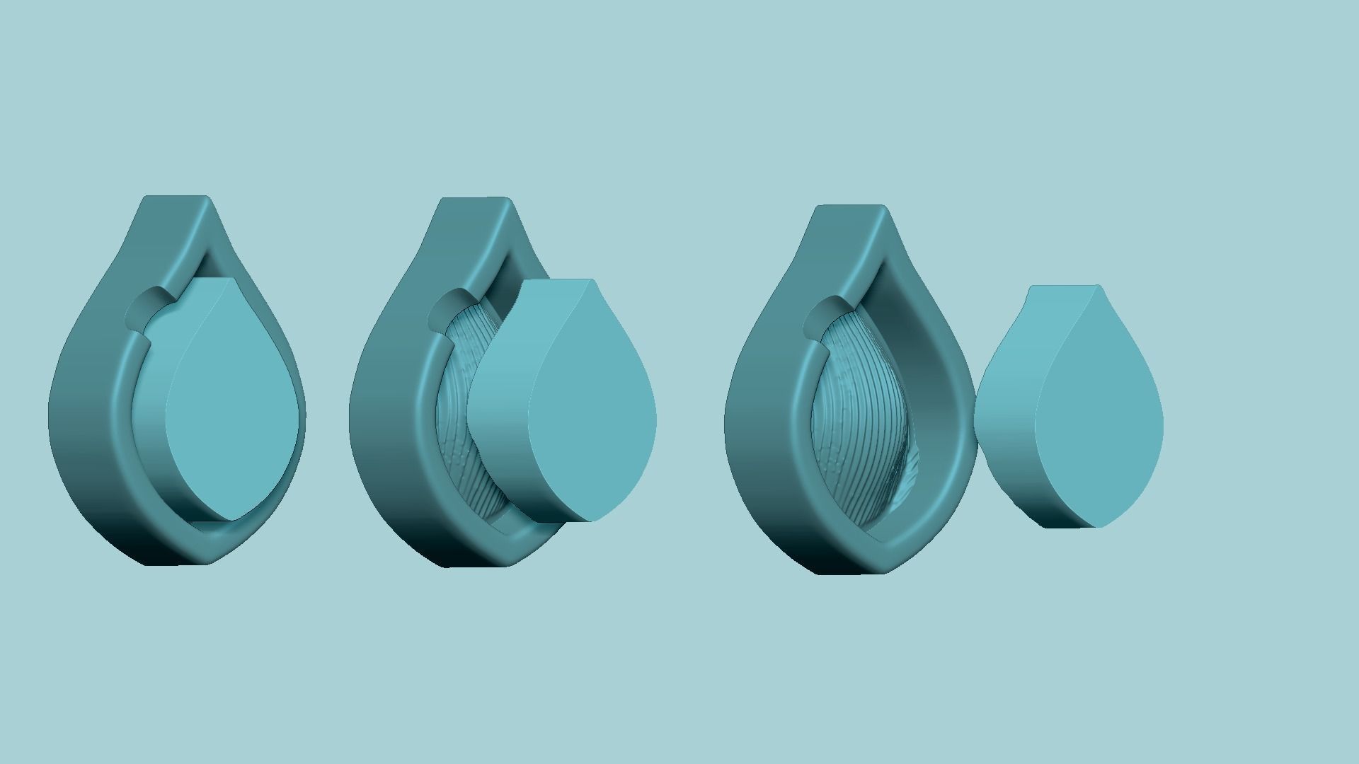 Lotus Flower Petal - Molding Arrangement EVA Foam Craft 3D print model_2