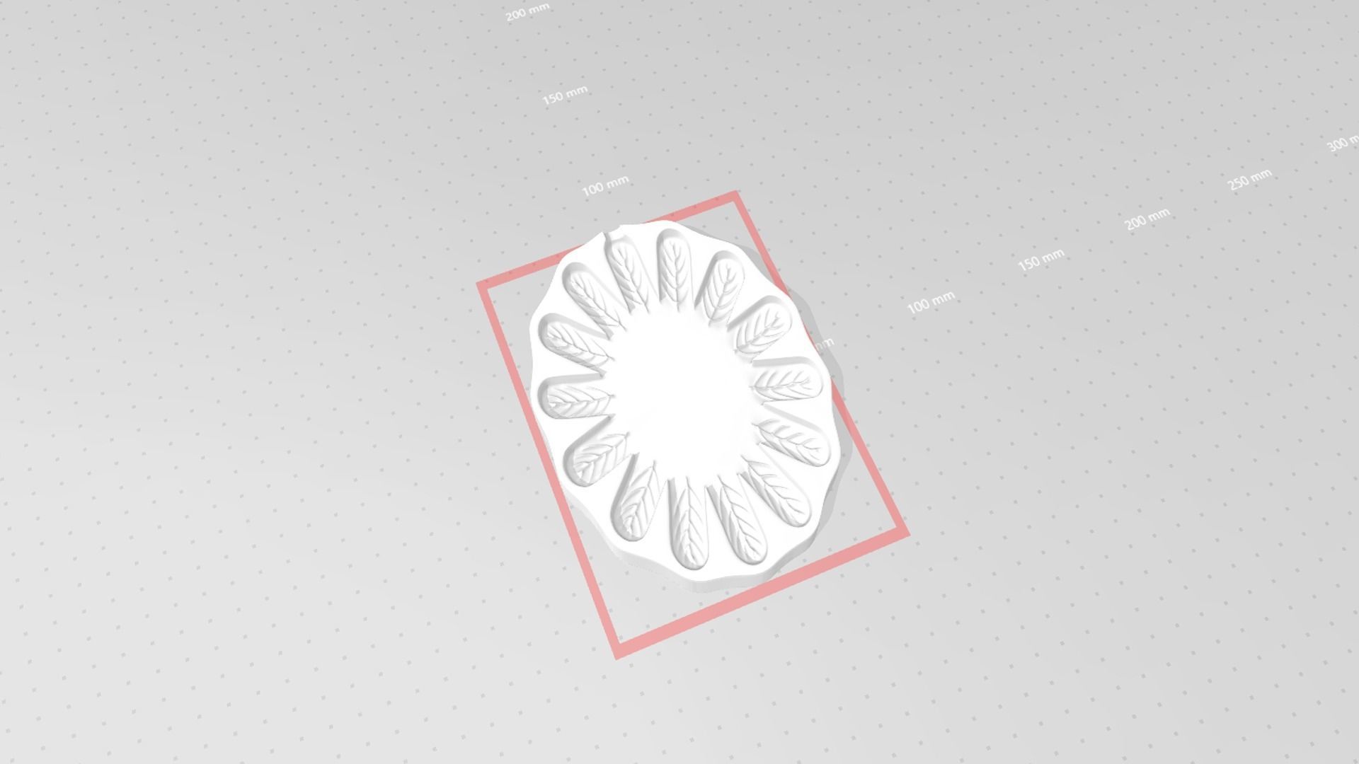 Stretched Sunflower - Molding Arrangement Foundry Craft 3D print model_17