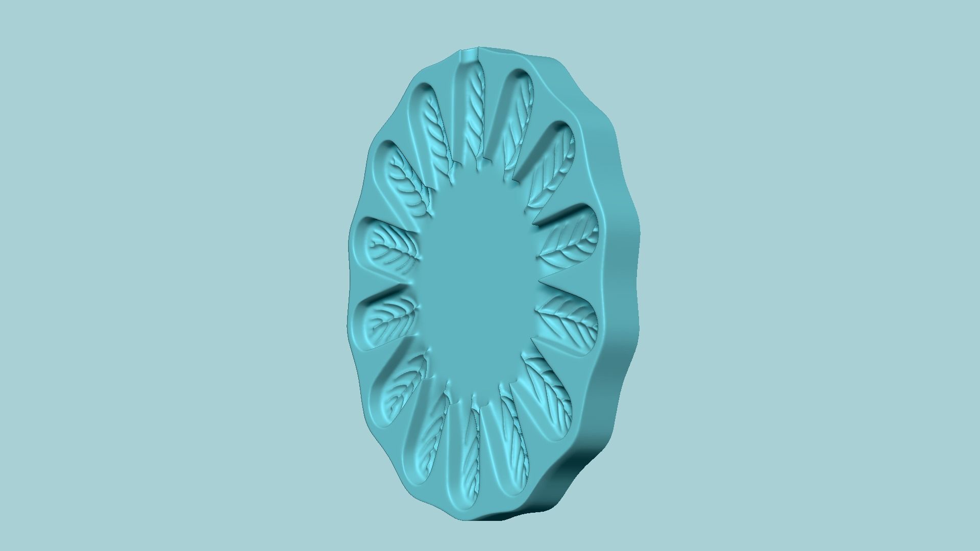 Stretched Sunflower - Molding Arrangement Foundry Craft 3D print model_14