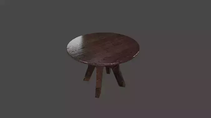Wooden Round Table