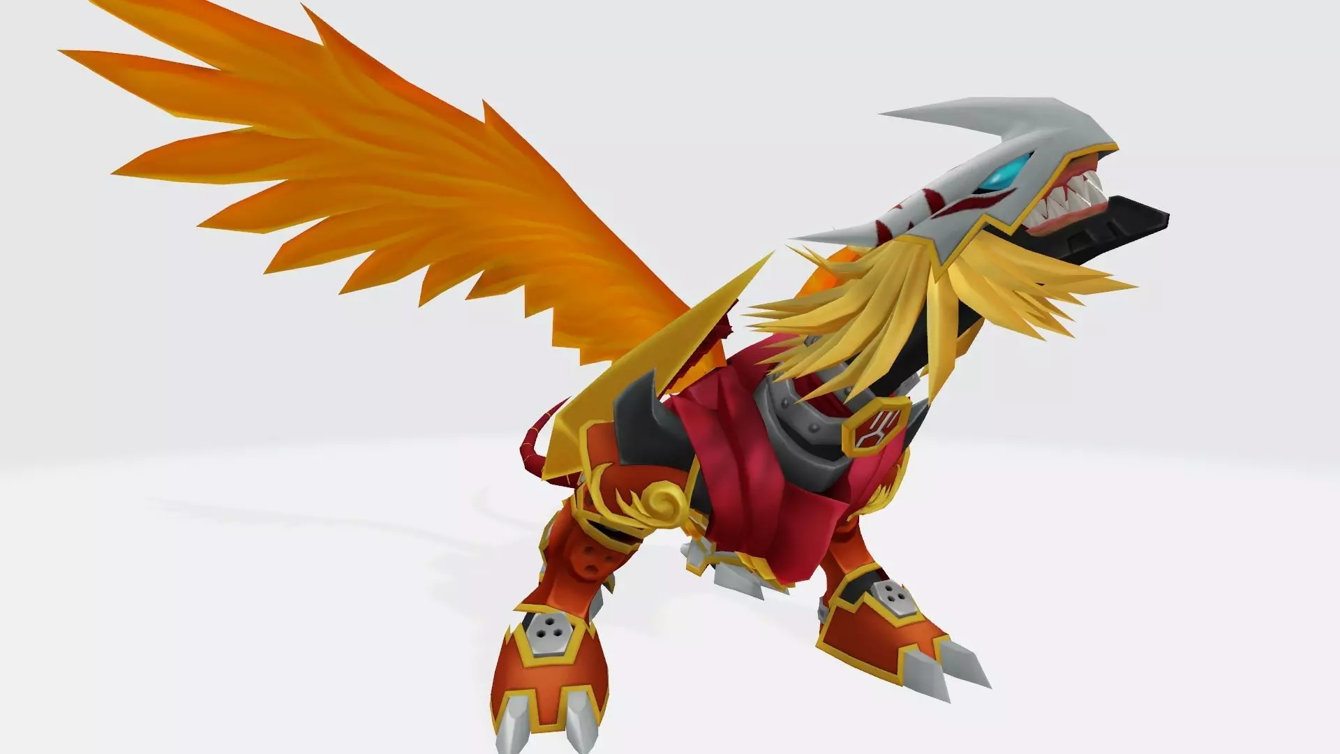 AncientGreymon dragon 3D print model