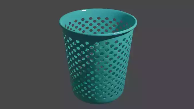 Plastic Basket Trash Can