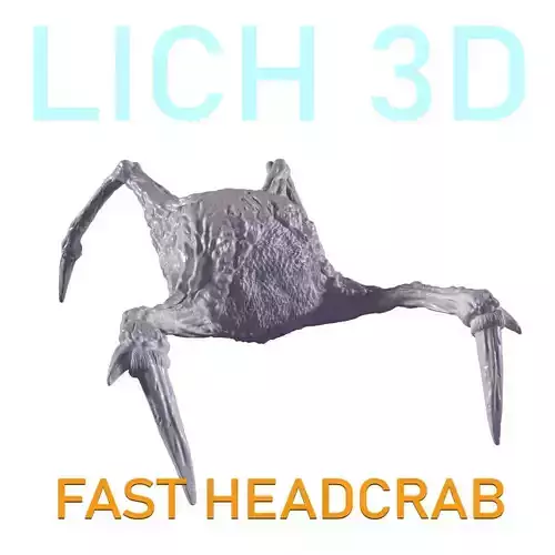Fast Headcrab - STL 3D print model