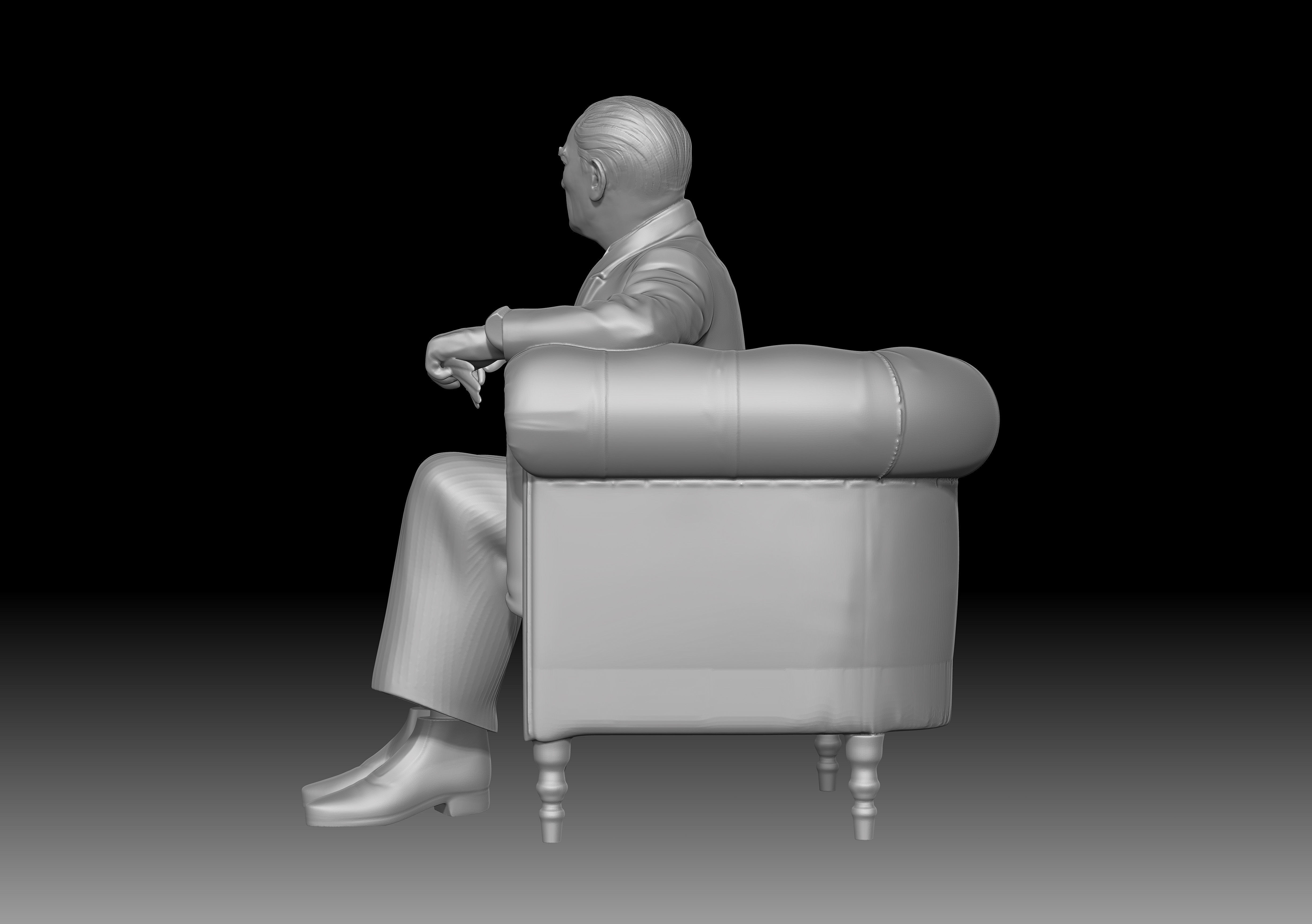 Mustafa Kemal Ataturk 3D print model_4